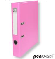 Opakowanie Segregator A4 z okuciem 5cm różowy