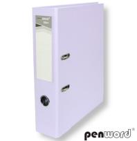 Opakowanie Segregator A4 z okuciem 7,5cm fioletowy pastelowy