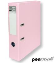 Opakowanie Segregator A4 z okuciem 7,5cm różowy pastelowy