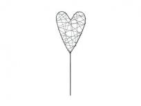 Opakowanie Serce na piku metalowe 48cm