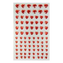 Opakowanie Serduszka kryształki samoprzylepne 84szt