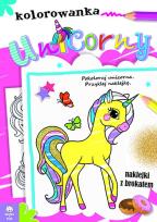 Okładka książki Seria z brokatem Unicorny