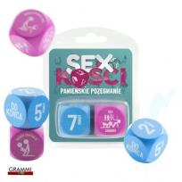 Opakowanie Sex kości niebiesko-różowe - panieńskie pożegnanie