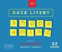 Okładka książki Shape4mind Duże Litery 156 sztuk