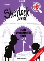 Okładka książki Sherlock Junior i grób w Westminster Abbey. Sherlock Junior 3