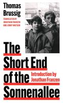 Okładka książki SHORT END OF SONNEN