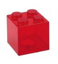 Opakowanie Skarbonka klocek czerwona