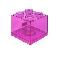 Opakowanie Skarbonka klocek różowa