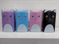 Opakowanie Skarbonka metalowa Kotek z kłódką MIX