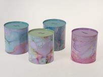 Opakowanie Skarbonka metalowa Marmur MIX