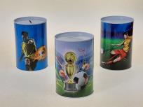 Opakowanie Skarbonka metalowa Piłka nożna MIX