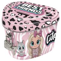 Opakowanie Skarbonka z kłódką serce Best Friends 10 DERFORM