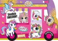 Okładka książki Słodkie unicorny. Kolorowanka z wykrojnika