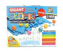 Opakowanie Słomki konstrukcyjne Gigant 168 elementów