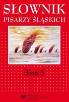 Okładka książki Słownik pisarzy śląskich T.5