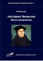 Okładka książki Sola Scriptura Marcina Lutra.