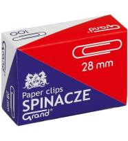 Opakowanie Spinacz okrągły Grand R-28 100 sztuk w opakowaniu (110-1381)