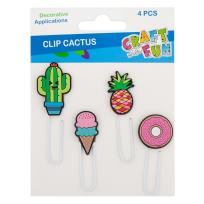Opakowanie Spinacz ozdobny kaktus 4szt