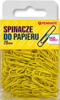 Opakowanie Spinacze do papieru Penmate Żólte 28 mm TT8316