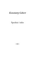 Okładka książki Spodnie i tałes