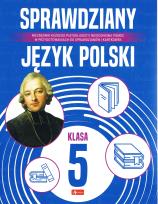 Okładka książki Sprawdziany dla klasy 5. Język polski