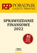 Okładka książki Sprawozdanie finansowe 2022