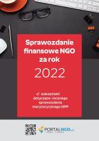 Okładka książki Sprawozdanie finansowe NGO za rok 2022