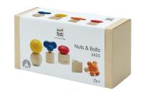 Opakowanie Śruby Wkrętki kolorowe zabawki drewniane