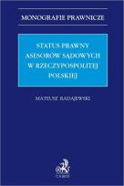 Okładka książki Status prawny asesorów sądowych...
