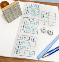 Opakowanie Stempel mnożenie w kratkach do 100