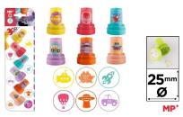 Opakowanie Stempelki dla dzieci pojazdy 6szt