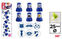 Opakowanie Stempelki dla dzieci Policja 6szt