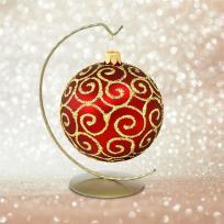 Opakowanie Stojak na bombkę dekorowaną złoty