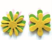 Opakowanie Stokrotki z filcu 6szt