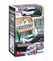 Opakowanie Street Fire Bburago City Pharmacy 1:43 BBURAGO