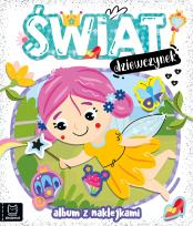 Okładka książki Świat dziewczynek. Album z naklejkami