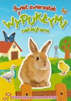 Okładka książki Świat zwierzątek naklejkami. Zwierzęta w gospodar.