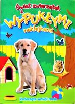 Okładka książki Świat zwierzątek z wypukłymi naklejkami. Zwierzęta