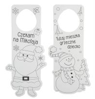 Opakowanie Świąteczna zawieszka na klamkę 2szt
