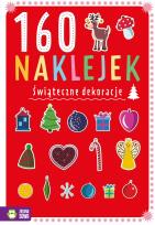 Okładka książki Świąteczne dekoracje. 160 naklejek