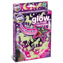 Opakowanie Świecące brokatowe jednorożce i gwiazdy