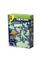 Opakowanie Świecące w ciemności Dinozaury Ses expolre