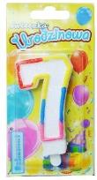 Opakowanie Świeczka urodzinowa 7