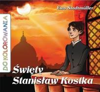 Okładka książki Święty Stanisław Kostka - kolorowanka