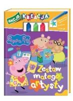Okładka książki Świnka Peppa. Akcja Kreacja. Zestaw małego artysty