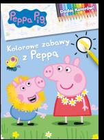 Okładka książki Świnka Peppa. Dodaj kolorów! Kolorowe zabawy...