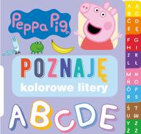 Okładka książki Świnka Peppa. Poznaję kolorowe litery