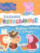 Okładka książki Świnka Peppa. Zadanie przyklejanie. Bajkowe zabawy