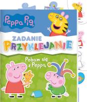 Okładka książki Świnka Peppa. Zadanie przyklejanie. Pobaw się z...
