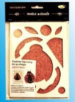 Opakowanie Szablon figurowy do quillingu biedronka 14.5x19cm